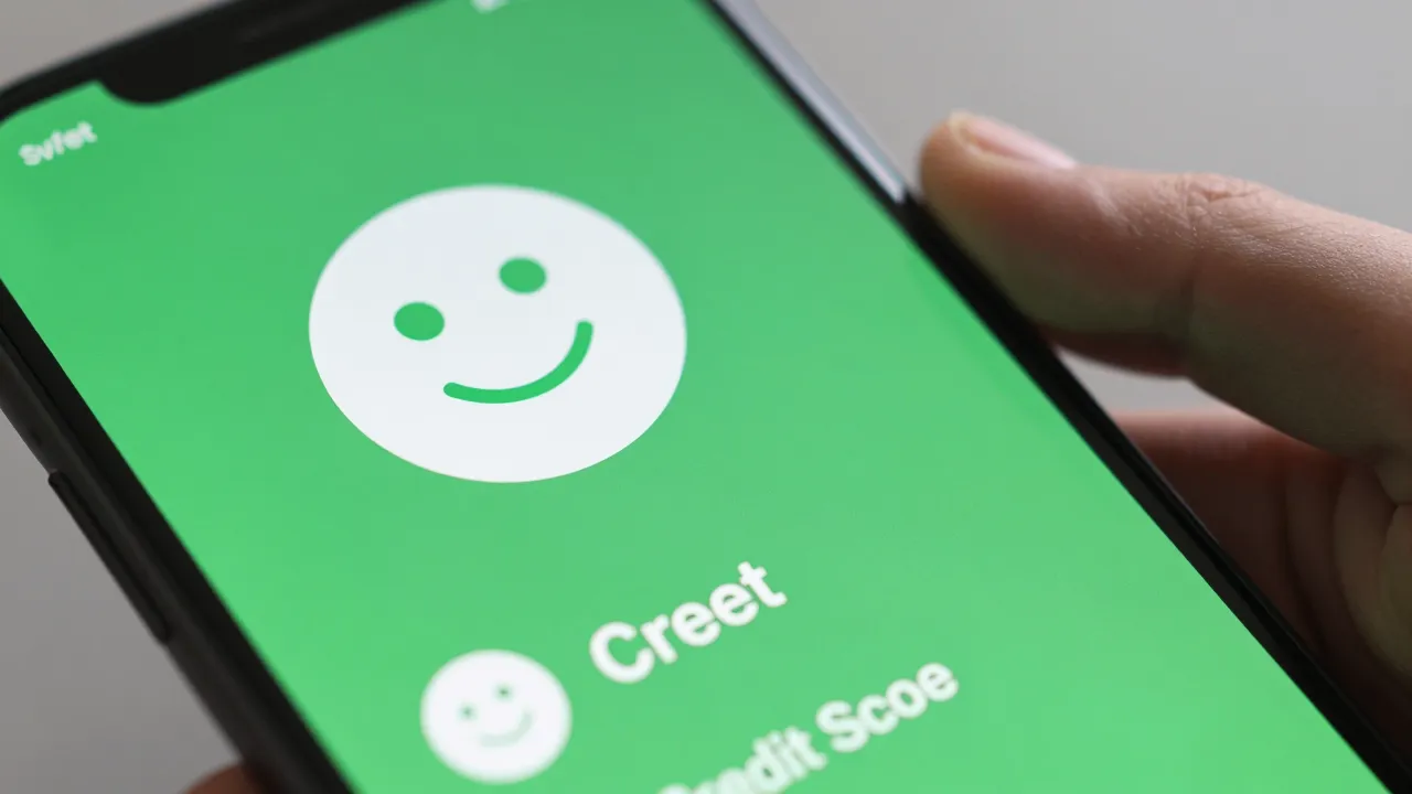 신용 점수 상승 화면