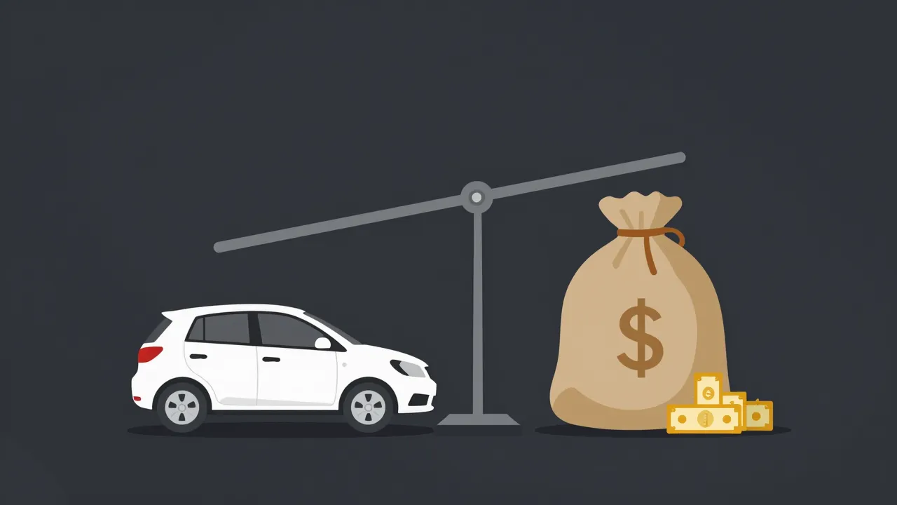 자동차와 돈의 가치 비교